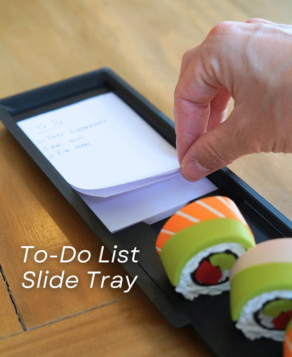 3D Printed Sushi Supplement Organizer & Keychain Set | Cute Weekly Supplement Container | Fun Sushi-Themed Keychains | Travel Supplement Case for Vitamins