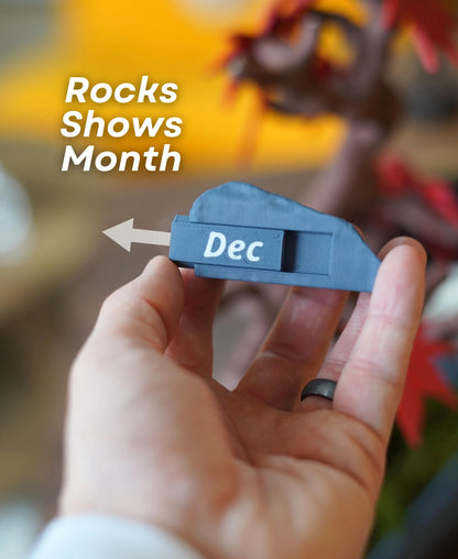 3D Printed Bonsai Tree Calendar - Japanese Maple Desk Decor - Perpetual Calendar for Office - Zen Gift, Unique Home Decor, ForgeCore