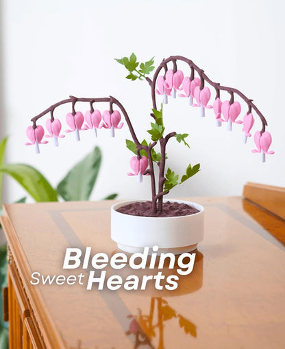 Bleeding Hearts Jewelry Box - Functional Plant Design for Valentine's Day - Romantic Gift, or Valentine Day Home Decor - Love Notes